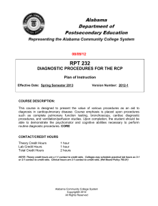 RPT 232 Diagnostic Procedures for the RCP