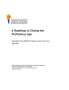 A Roadmap to Closing the Proficiency Gap