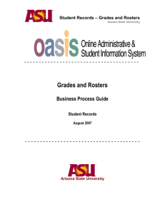BPG - Grades and Ros.. - Arizona State University