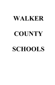 STUDENT HANDBOOK - Walker County Schools