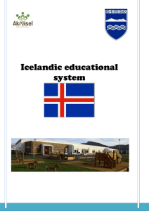 Icelandic educational system
