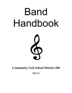 BAND INFORMATION - Community Unit School District 200