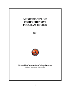 Music 2011 - Riverside Community College District