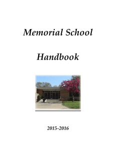 Parent Handbook 2015-2016