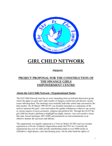 AN OVERVIEW AND BACKGROUND OF THE GIRL CHILD