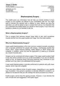 Blepharoplasty surgery - Thecataractspecialist.co.uk