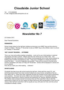 Newsletter7 - Cloudside Junior School