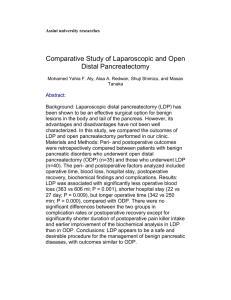 Assiut university researches Comparative Study of Laparoscopic