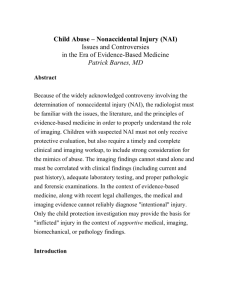 Child Abuse – Nonaccidental Injury (NAI)