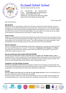 October Newsletter 2014 - Ecclesall Infant School