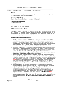 Minutes of meeting held on 27th November 2013 (Word Doc)