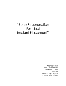 1. Handout – Bone Regeneration