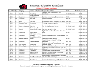 2007 - Riverview Education Foundation