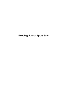 Keeping Junior Sport Safe Toolkit