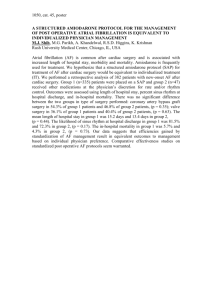A Structured Amiodarone Protocol For The