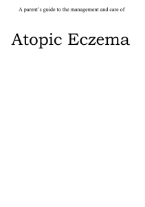 Atopic Eczema information Booklet
