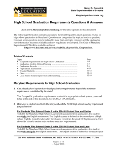 Frequently Asked Questions Related To High School Graduation in