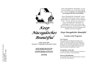 here - Keep Nacogdoches Beautiful