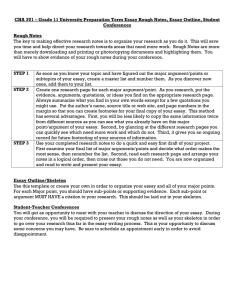 CHY 4U1 – Grade 12 University Preparation Term Essay Rough