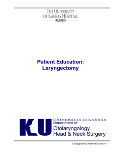 Patient Education: - University of Kansas Medical Center