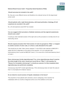 National Bowel Cancer Audit - Frequently asked questions (FAQs)