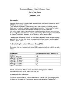 View Patient Reference Group Report 2013-14