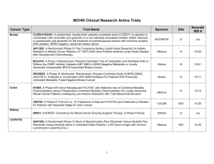 Clinical Trial Listing
