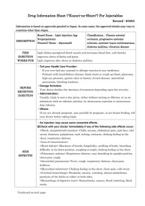 Drug Information Sheet ("Kusuri-no