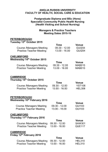 Meeting Dates 2015-16 - Anglia Ruskin University