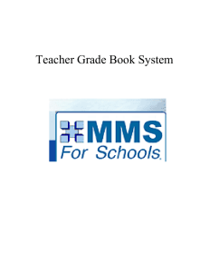 MMS Teacher Grade Book