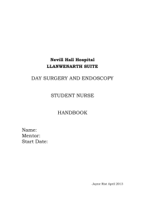 Day Surgery & Endoscopy Student Handbook