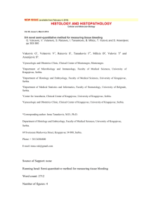 A novel semi-quantitative method for measuring tissue bleeding