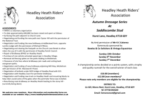 Horse Trials Front - Headley Heath Riders