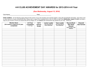 Achievement Day Awards List 2013-2014