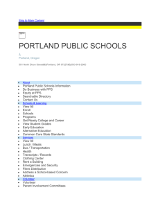 Child Find - Portland Public Schools