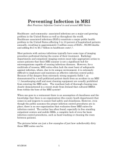 Preventing Infection in MRI