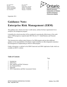 Guidance Note: Structural (Interest Rate) Risk Measurement and