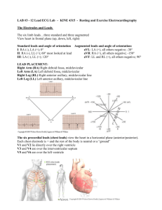 Microsoft Word - Lab 3 Resting and Exercise Electrocardiograph1