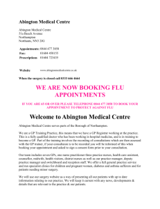 Abington Medical Centre - Guildford and Waverley CCG