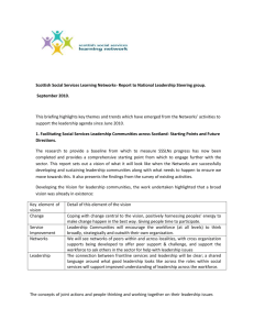 Scottish Social Services Learning Networks