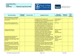 National Lung Cancer Audit 2014 Local Action Plan Template []