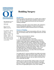 Rodding Surgery - Osteogenesis Imperfecta Foundation