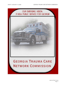 Georgia Trauma Care Network Five-Year Strategic Plan