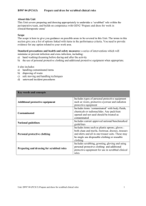 Unit ODP1_Maintain health, safety and the control of infection