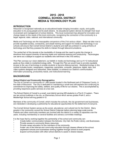 Technology Plan 2015-18 - Cornell School District