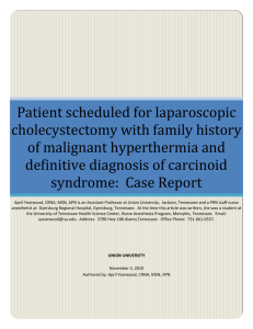 Carcinoid Syndrome Case Study