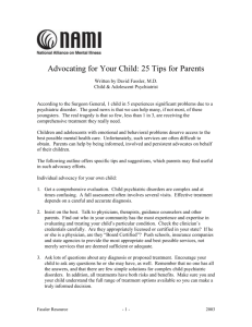 Advocating For Your Child: 25 Tips for Parents