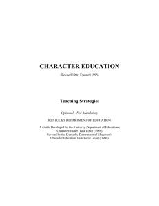 Character Education - Home Page