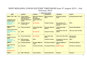please click here for junior doctor timetable