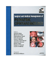 iv. operative techniques in pediatric cataract surgery without iol